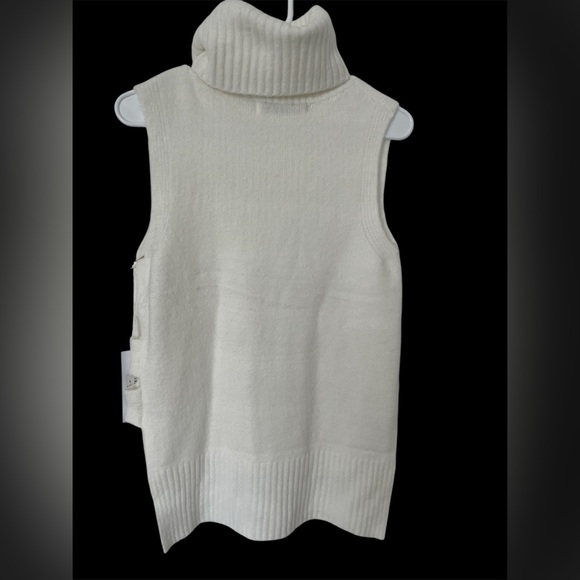bishop + young Sweaters - Bishop + Young White Cowl Neck Sweater